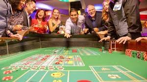 Live dealer studio interface with real blackjack table